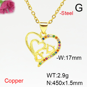 Fashion Copper Necklace  F6N405081aajl-L024