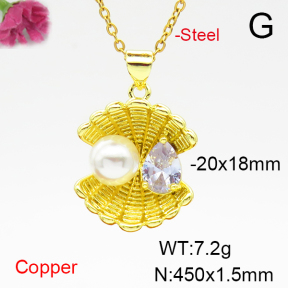 Fashion Copper Necklace  F6N405098avja-L024