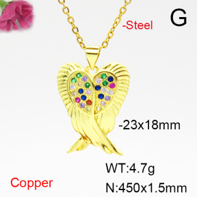 Fashion Copper Necklace  F6N405123aajl-L024