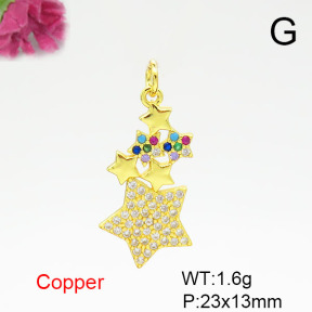 Fashion Copper Pendant  F6P400507aajl-L024