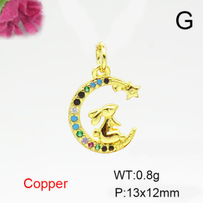 Fashion Copper Pendant  F6P400511vail-L024