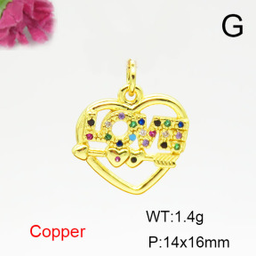 Fashion Copper Pendant  F6P400514avja-L024