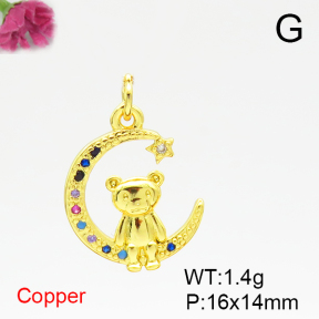 Fashion Copper Pendant  F6P400516vail-L024