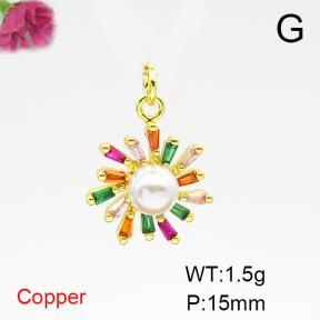 Fashion Copper Pendant  F6P400517aajl-L024