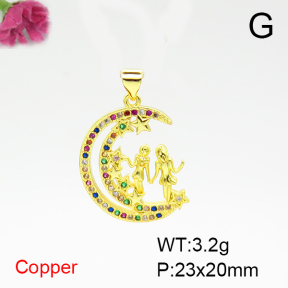 Fashion Copper Pendant  F6P400523aajl-L024