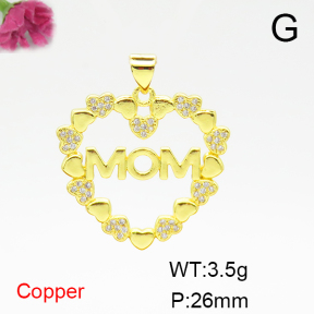 Fashion Copper Pendant  F6P400526aajl-L024