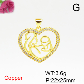 Fashion Copper Pendant  F6P400527aajl-L024
