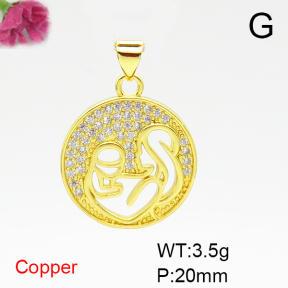 Fashion Copper Pendant  F6P400528aajl-L024