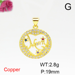 Fashion Copper Pendant  F6P400530aajl-L024