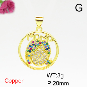Fashion Copper Pendant  F6P400531aajl-L024