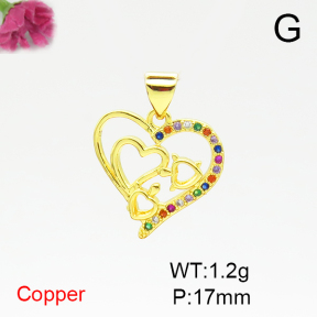 Fashion Copper Pendant  F6P400532aajl-L024