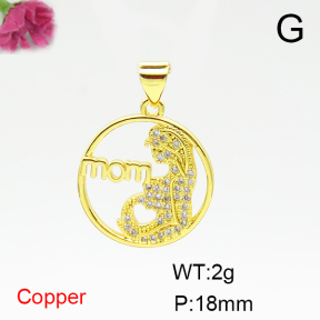 Fashion Copper Pendant  F6P400533aajl-L024