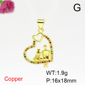 Fashion Copper Pendant  F6P400536aajl-L024