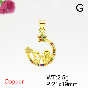Fashion Copper Pendant  F6P400537avja-L024