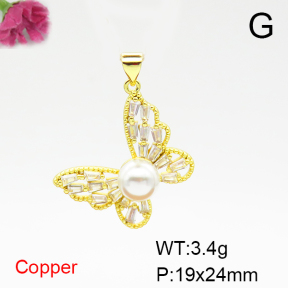 Fashion Copper Pendant  F6P400540baka-L024