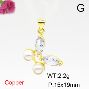 Fashion Copper Pendant  F6P400541aajl-L024