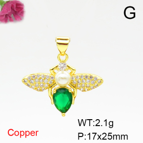 Fashion Copper Pendant  F6P400542baka-L024