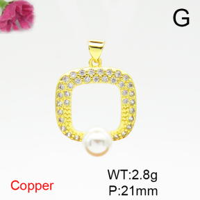 Fashion Copper Pendant  F6P400544baka-L024