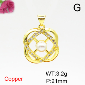 Fashion Copper Pendant  F6P400548aajl-L024