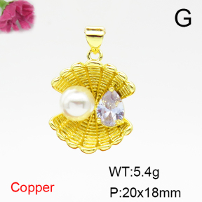Fashion Copper Pendant  F6P400550avja-L024