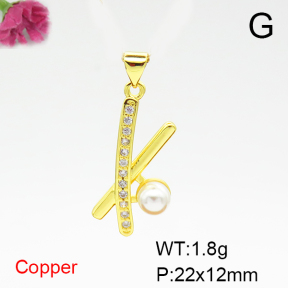 Fashion Copper Pendant  F6P400554aajl-L024