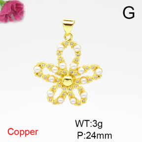 Fashion Copper Pendant  F6P400557baka-L024