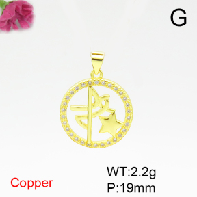 Fashion Copper Pendant  F6P400561aajl-L024