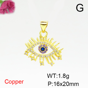 Fashion Copper Pendant  F6P400562avja-L024