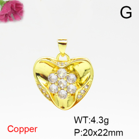 Fashion Copper Pendant  F6P400565aajl-L024