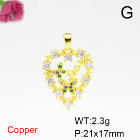 Fashion Copper Pendant  F6P400568aajl-L024