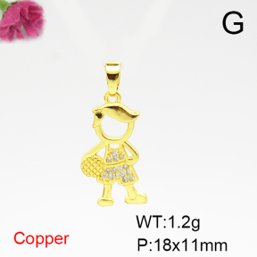 Fashion Copper Pendant  F6P400569vail-L024