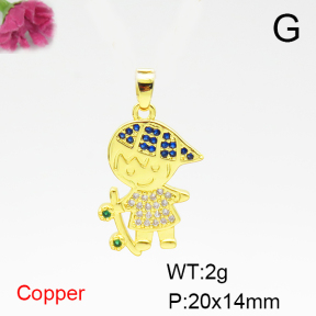 Fashion Copper Pendant  F6P400570aajl-L024