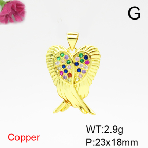 Fashion Copper Pendant  F6P400575aajl-L024