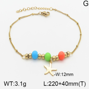 Stainless Steel Anklets  5A9000565vbmb-610