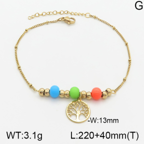 Stainless Steel Anklets  5A9000567vbmb-610