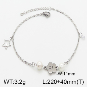 Stainless Steel Anklets  5A9000575ablb-610