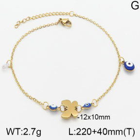 Stainless Steel Anklets  5A9000583vbmb-610