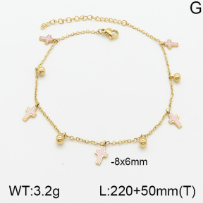 Stainless Steel Anklets  5A9000590vbmb-418
