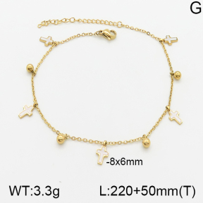 Stainless Steel Anklets  5A9000593vbmb-418