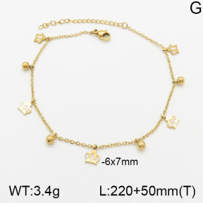 Stainless Steel Anklets  5A9000602vbmb-418