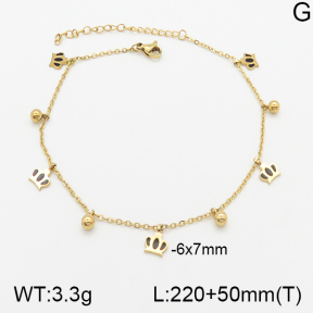 Stainless Steel Anklets  5A9000603vbmb-418