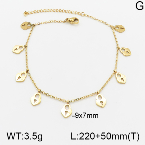 Stainless Steel Anklets  5A9000611vbll-418