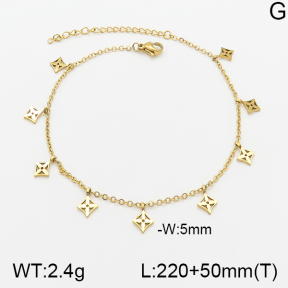 Stainless Steel Anklets  5A9000617vbll-418