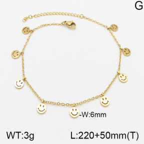 Stainless Steel Anklets  5A9000620vbll-418