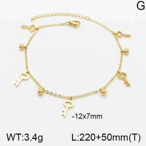 Stainless Steel Anklets  5A9000625vbll-418