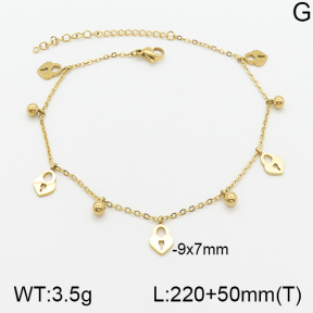 Stainless Steel Anklets  5A9000628vbll-418