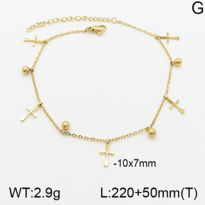 Stainless Steel Anklets  5A9000631vbll-418