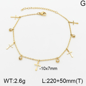 Stainless Steel Anklets  5A9000635vbll-418