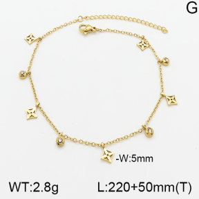 Stainless Steel Anklets  5A9000636vbll-418