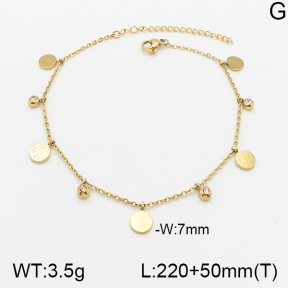 Stainless Steel Anklets  5A9000638vbll-418